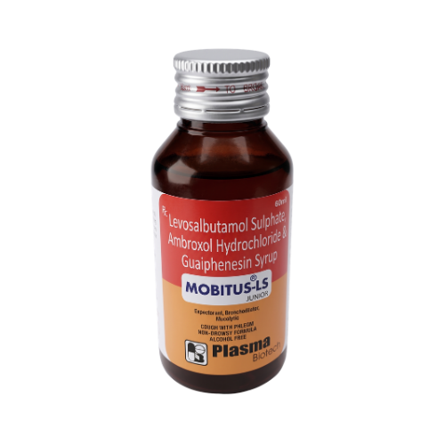 Mobitus-LS Junior – Pediatric Expectorant Syrup by Plasma Biotech